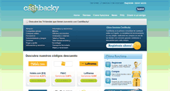 Desktop Screenshot of es.cashbacky.com